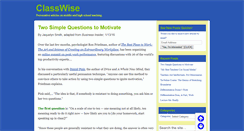 Desktop Screenshot of classwiseforteachers.com