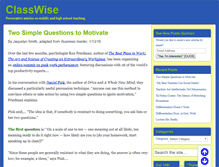 Tablet Screenshot of classwiseforteachers.com